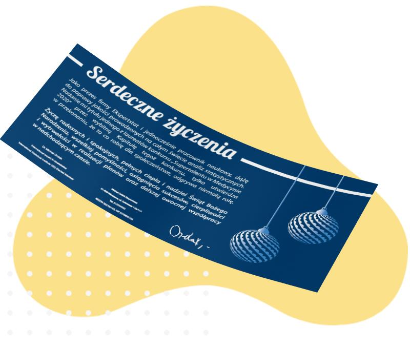 Wizualizacja ulotka DL życzenia-ulotka-DL