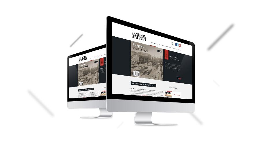 Redesign serwisu dla wydawnictwa Skarpa Warszawska Wykonanie redesignu serwisu www